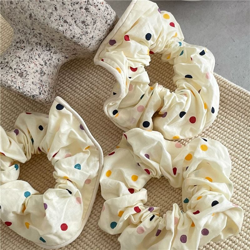  Scrunchies Chấm Bi 