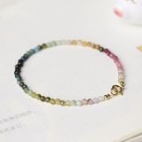  Vòng Tay Đá Tourmaline Cầu Vồng 