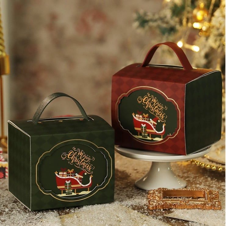 Hộp Quà Giấy Caro Xmas 