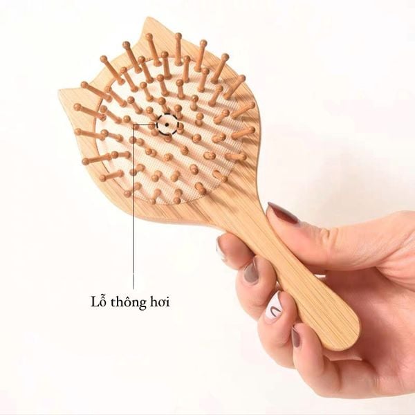  Lược Gỗ Matxa Mèo Con 