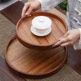  Khay Gỗ Óc Chó Tròn 