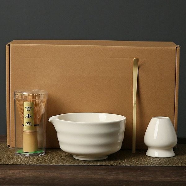  Set Pha Matcha Óng Ánh 