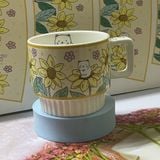  Cốc Gốm Mèo Hoa 