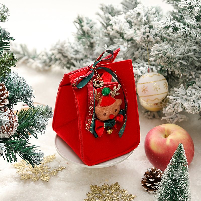  Túi Quà Vải Nỉ Xmas 