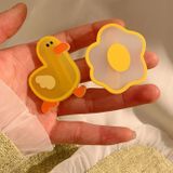  Kẹp Tóc Trứng, Vịt Vàng 