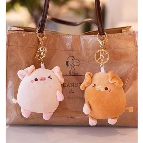 Móc Khóa Đôi Piggy – A Little Leaf
