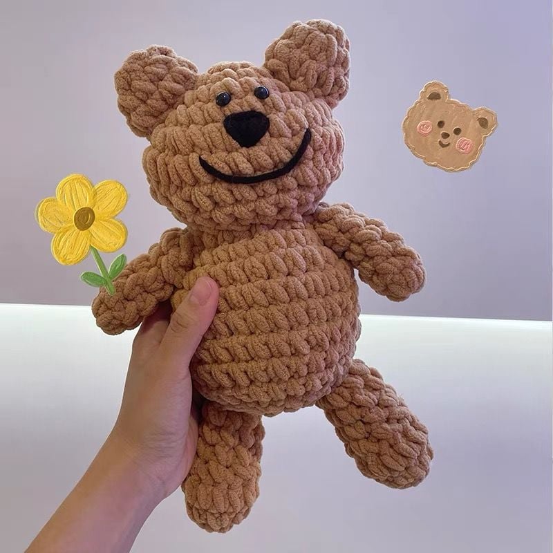  Gấu Bông Đan Len Teddy 