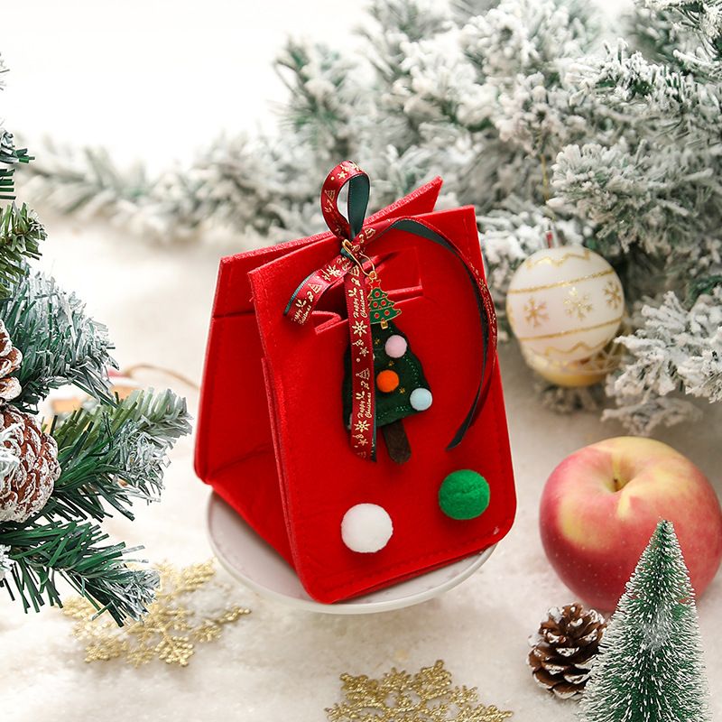  Túi Quà Vải Nỉ Xmas 