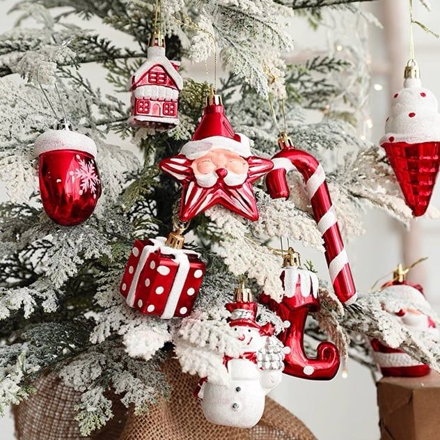  Treo Xmas Trắng Đỏ 