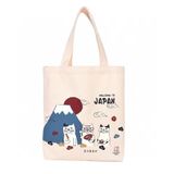  Túi Vải Canvas Mèo Neko Japan 