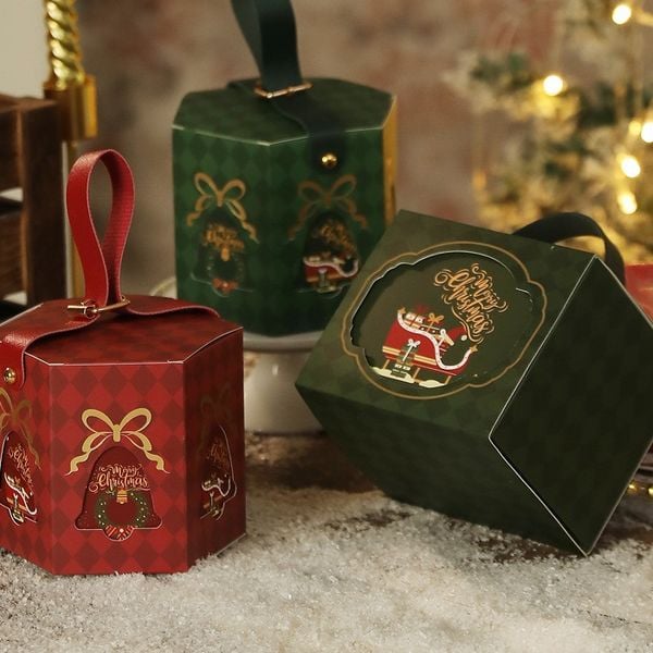  Hộp Quà Giấy Caro Xmas 