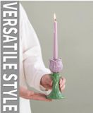  Chân Nến Tulip Gốm 