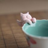  Heo Thiên Thần Trang Trí Tách Trà 