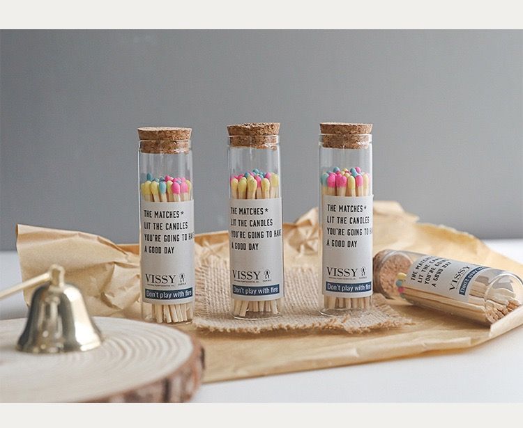  Lọ Diêm Thuỷ Tinh Color 