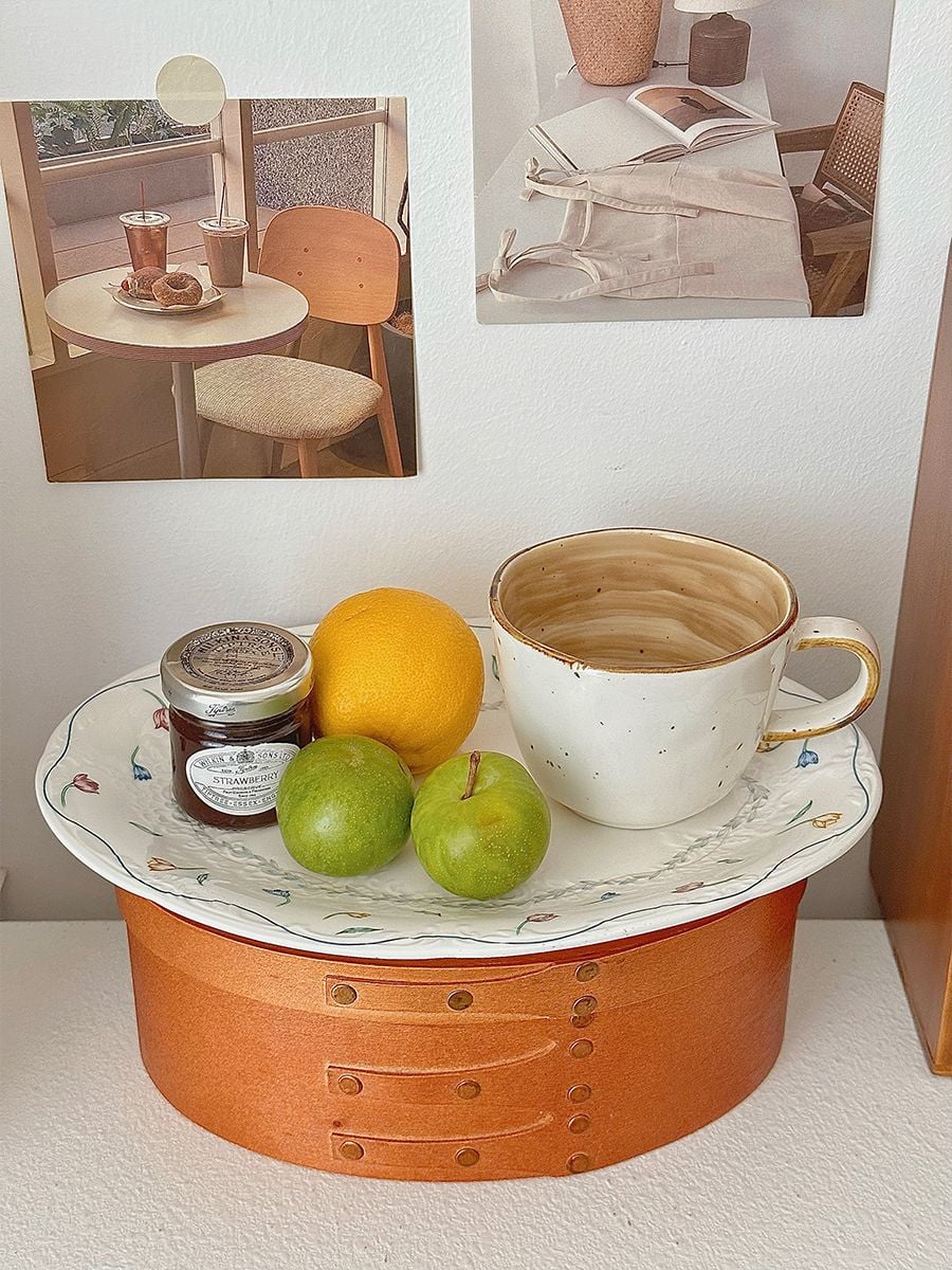  Đĩa Vòng Hoa Tulip Oval 