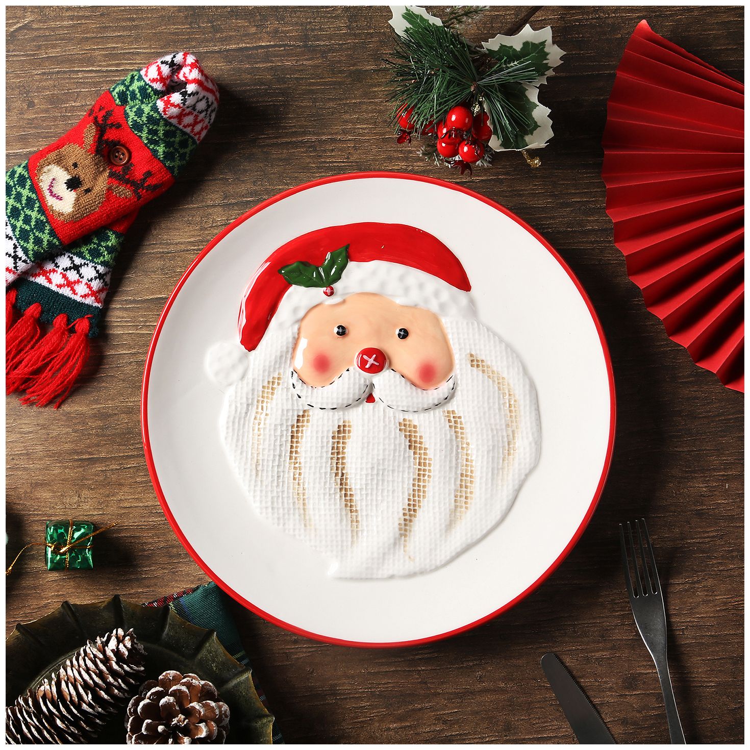 Đĩa Santa Mũi Đỏ 