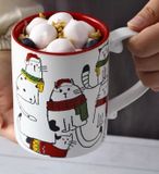  Cốc Mèo Choàng Khăn 