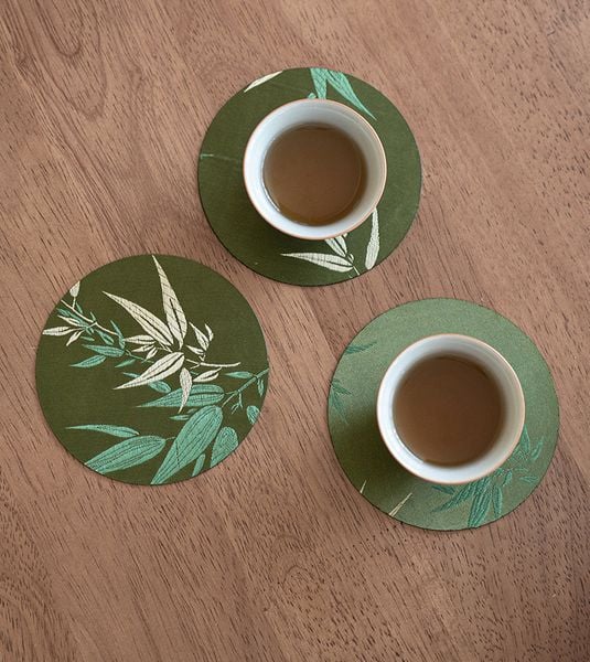  Lót Cốc Lá Tre 