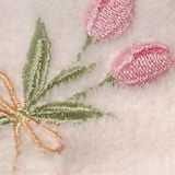  Khăn Nhung Thêu Hoa Tulip 