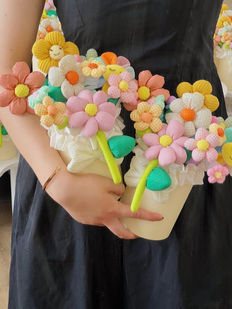  Chậu Hoa Vải Lớn 