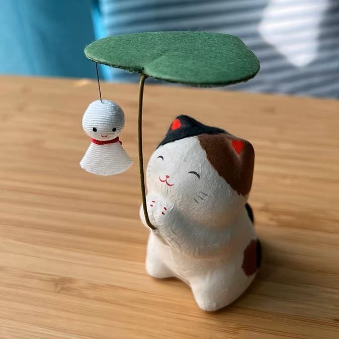  Tượng Mèo Teru Teru Bozu 