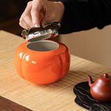  Bộ Đôi Hũ Đựng Trà, Mứt Quả Hồng 