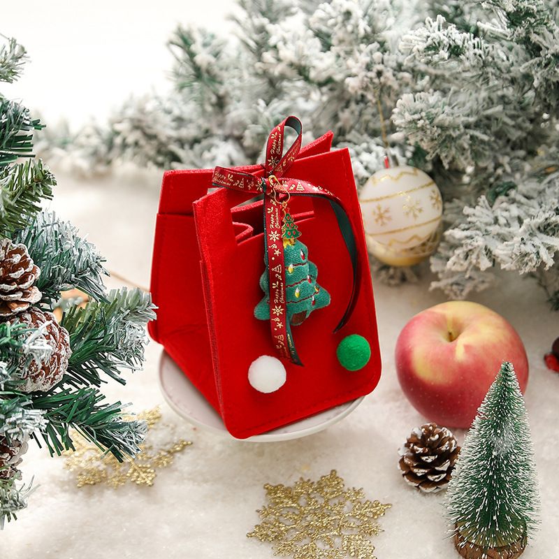  Túi Quà Vải Nỉ Xmas 