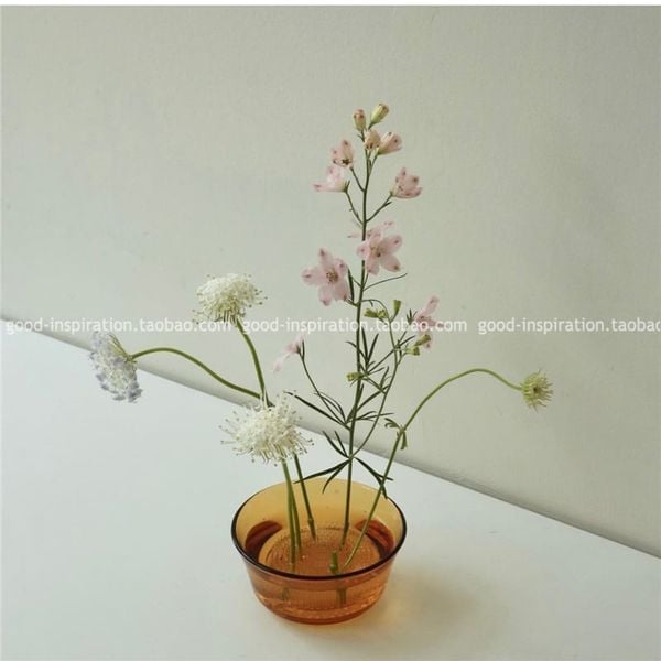  Bát Thuỷ Tinh Cắm Hoa Ikebana 