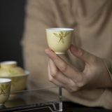  Chén Sứ Vẽ Tay Hoa Mộc Lan 