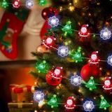  Dây Đèn Christmas 1m 10 Đèn 
