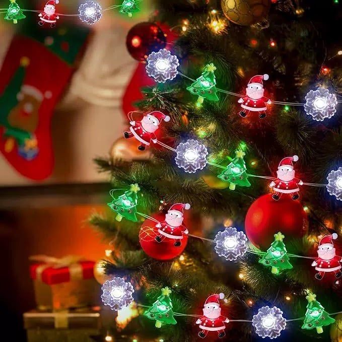  Dây Đèn Christmas 1m 10 Đèn 