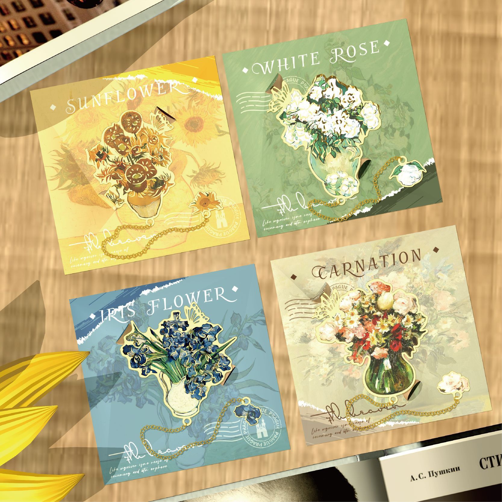  Bookmark Tranh VanGogh 