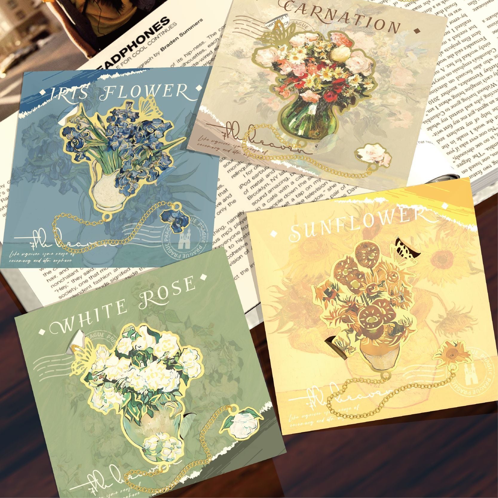  Bookmark Tranh VanGogh 