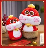  Rắn Bông May Mắn Màu Đỏ 