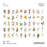  Giấy Dán Sổ Tay Hoa Lá 