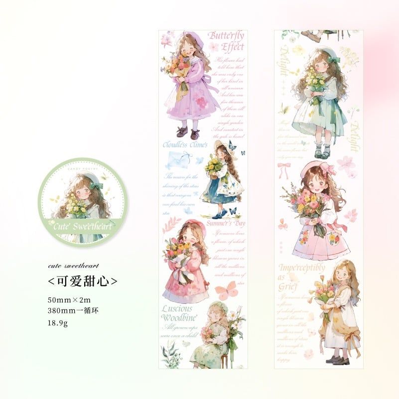  Băng Dính Giấy Màu Nước 