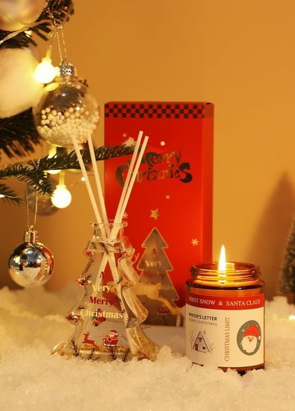  Hộp Quà Nến Thơm, Tinh Dầu Christmas Special 