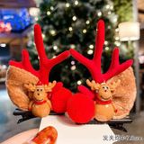  Kẹp Tóc Nhung Hươu Xmas 