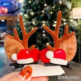  Kẹp Tóc Nhung Hươu Xmas 