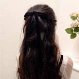  Kẹp Tóc Nơ Màu Đỏ Và Đen 