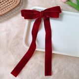  Kẹp Tóc Nơ Màu Đỏ Và Đen 