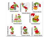  Set Tag Gỗ Grinch 12 Chiếc 