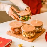  Khay Mứt Gỗ Sồi Phong Cách Nhật Bản 