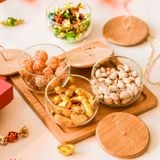  Khay Mứt Gỗ Sồi Phong Cách Nhật Bản 