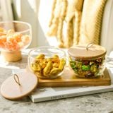  Khay Mứt Gỗ Sồi Phong Cách Nhật Bản 