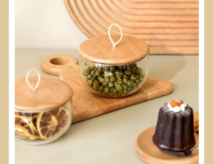  Khay Mứt Gỗ Sồi Phong Cách Nhật Bản 