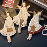  Thiên Thần Khắc Gỗ Vẽ Tay 