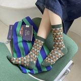  Tất Cotton Cao Cổ 