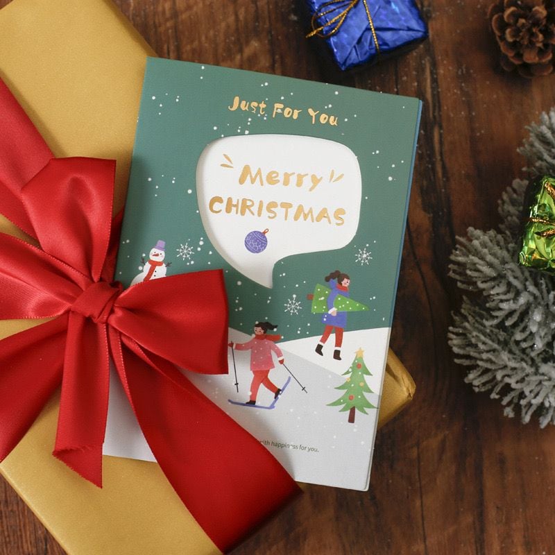  Thiệp Giáng Sinh Kèm Bì Thư 