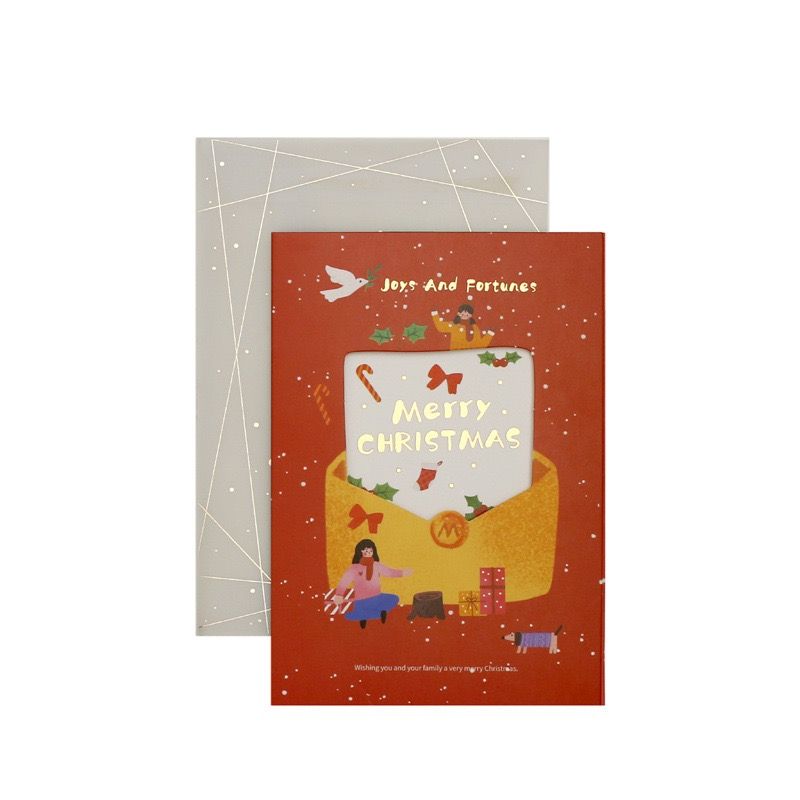  Thiệp Giáng Sinh Kèm Bì Thư 